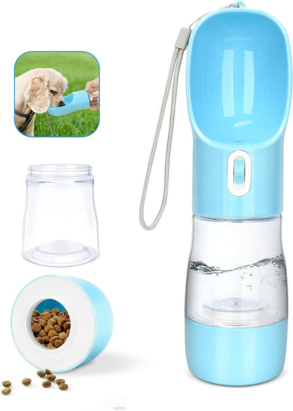 Portable Pet Water Bottle Leak Proof Dog Water Dispenser and Food, Lightweight