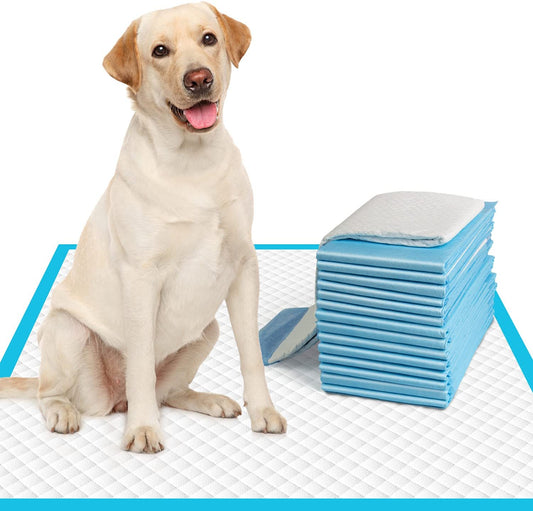 Disposable Pet Piddle and Potty Pads for Puppies  , Extra Large Dog Pee Pads 28"x30"/30"x36" Super Absorbent & Leak-Proof |